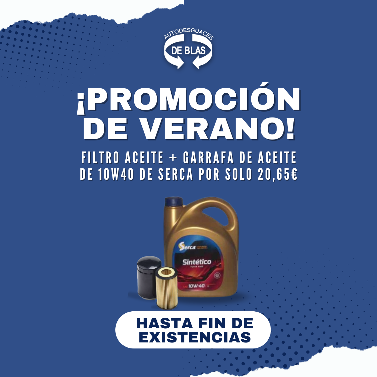 Promo de aceite Serca + filtro