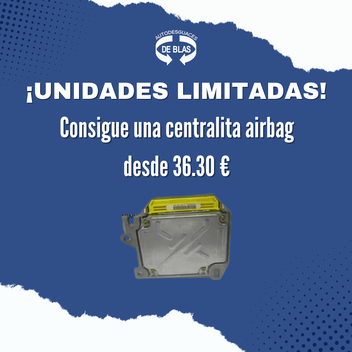 Centralita airbag promoción de últimas unidades